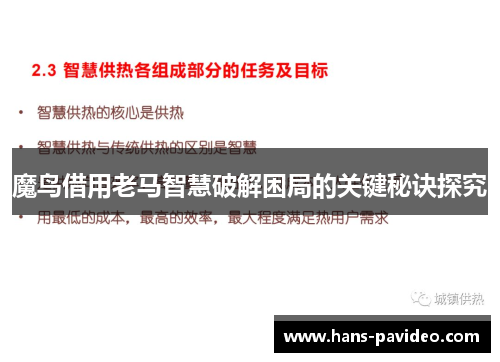 魔鸟借用老马智慧破解困局的关键秘诀探究