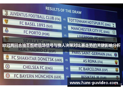 欧冠两回合抽签前瞻临场信号与换人决策对比赛走势的关键影响分析